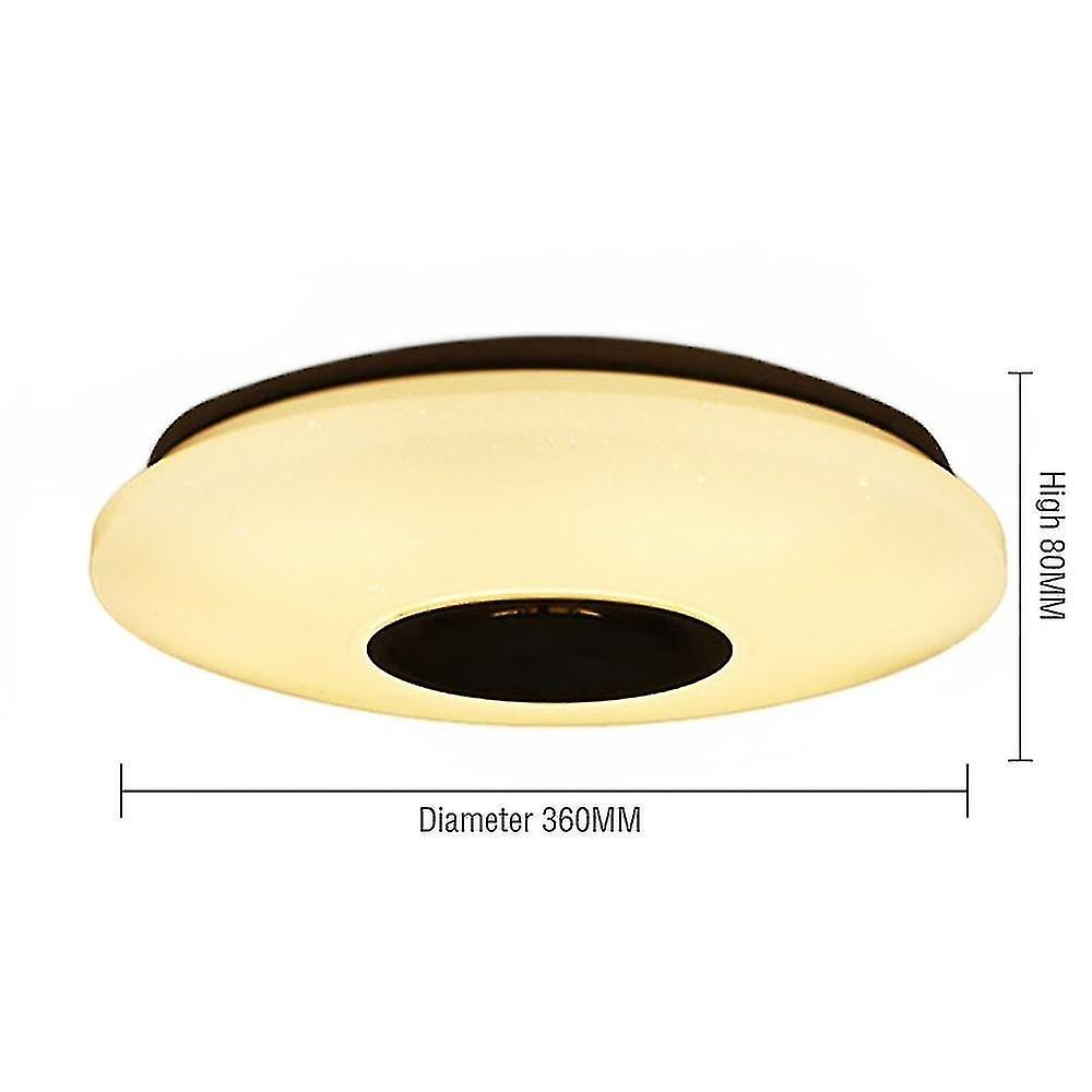 36w RGB color temperature smart bluetooth music LED ceiling light