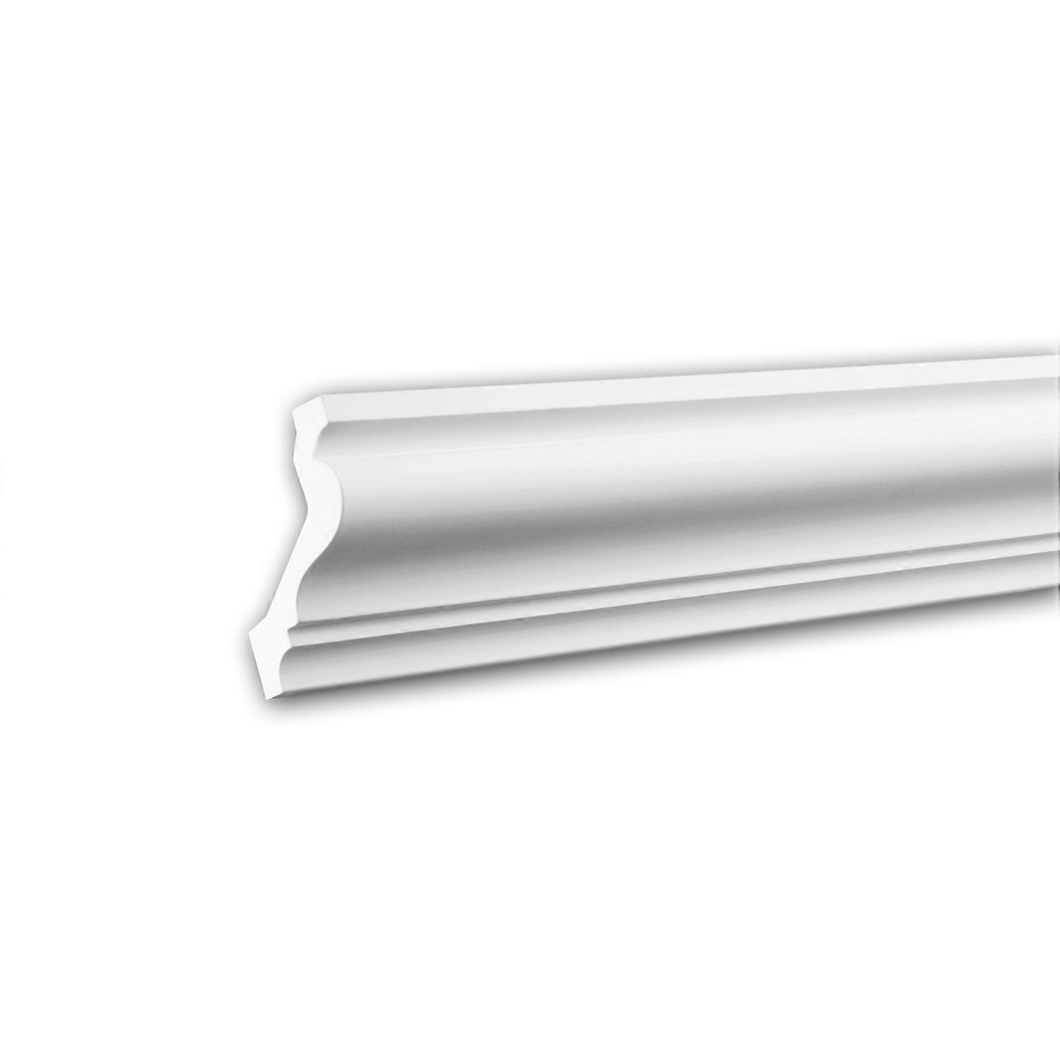 e-Delux GmbH 1 x Corniche 150100F Profhome blanc Polyuréthane prétraité léger, solide, indéformable