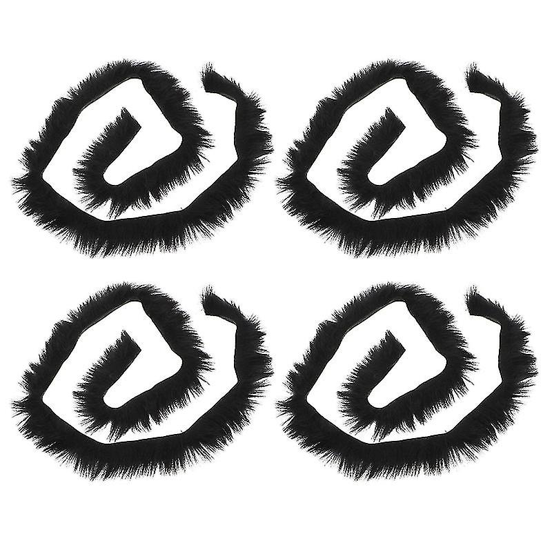 4pcs Faux Fox Fur