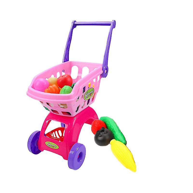 24pcs Kids Shopping Cart