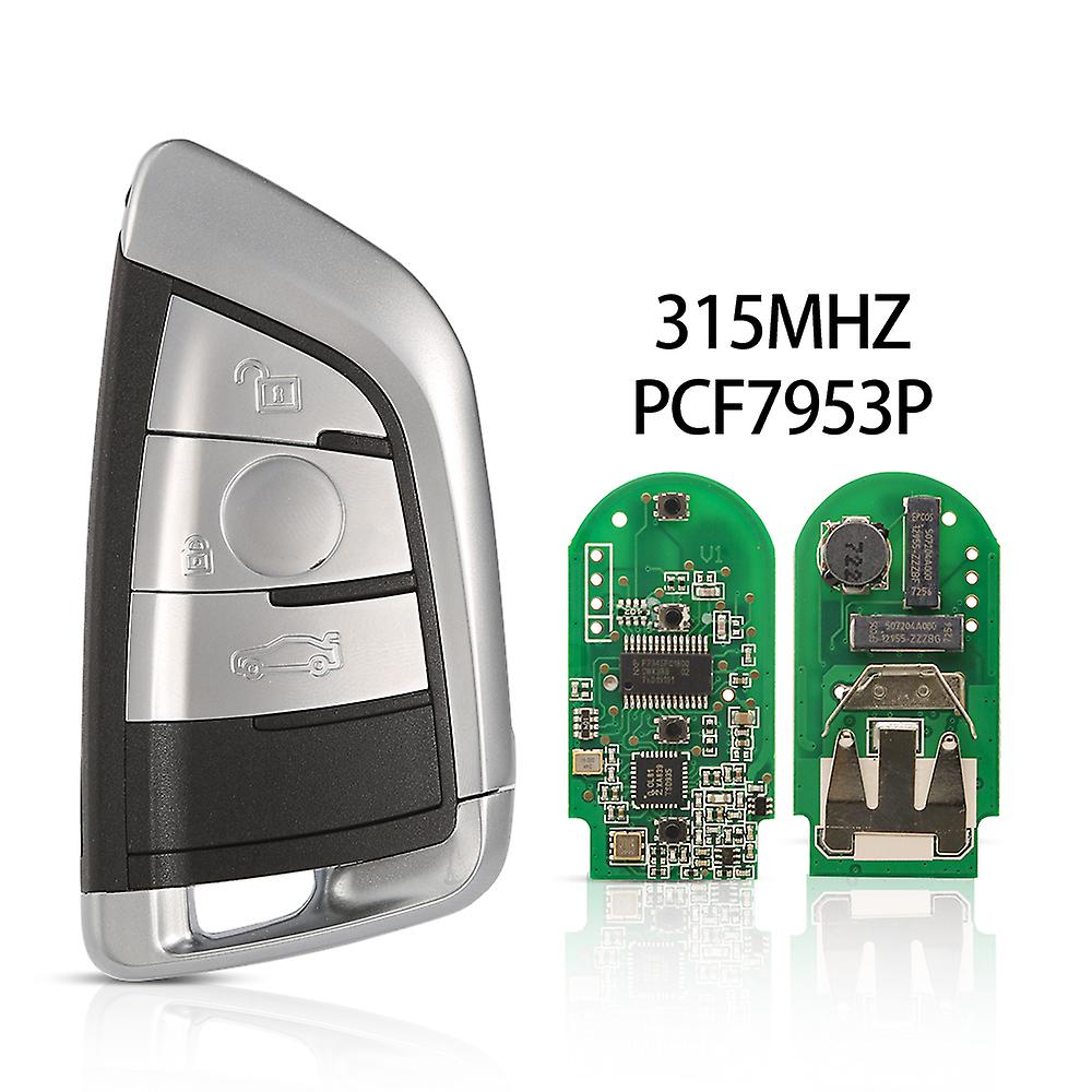 3/4 Button Car Remote Key 315 /433 /868mhz For Bmw 1 3 5 7 Series Cas4 +fem F X5 X6 X7 2011-2017 Pcf7953p Promixity Keyless