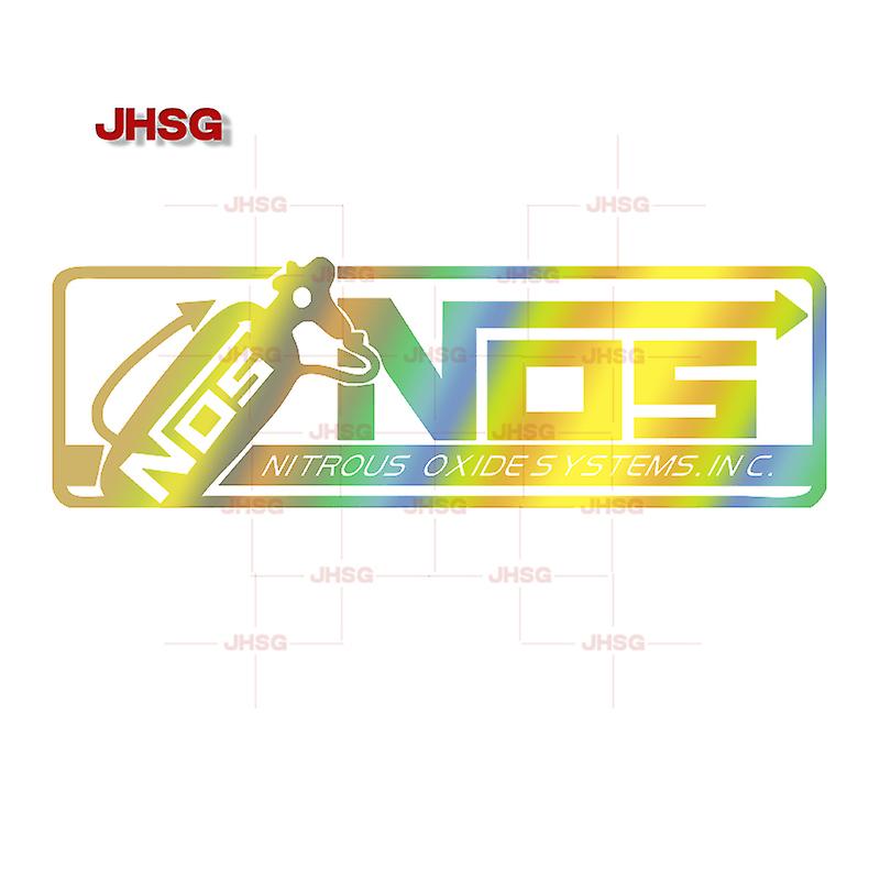 Jhsg Various Size/color Car Decals Nos Drag Racing Styling Decals Pvc Car Motorcycle Accessories Waterproof Decals