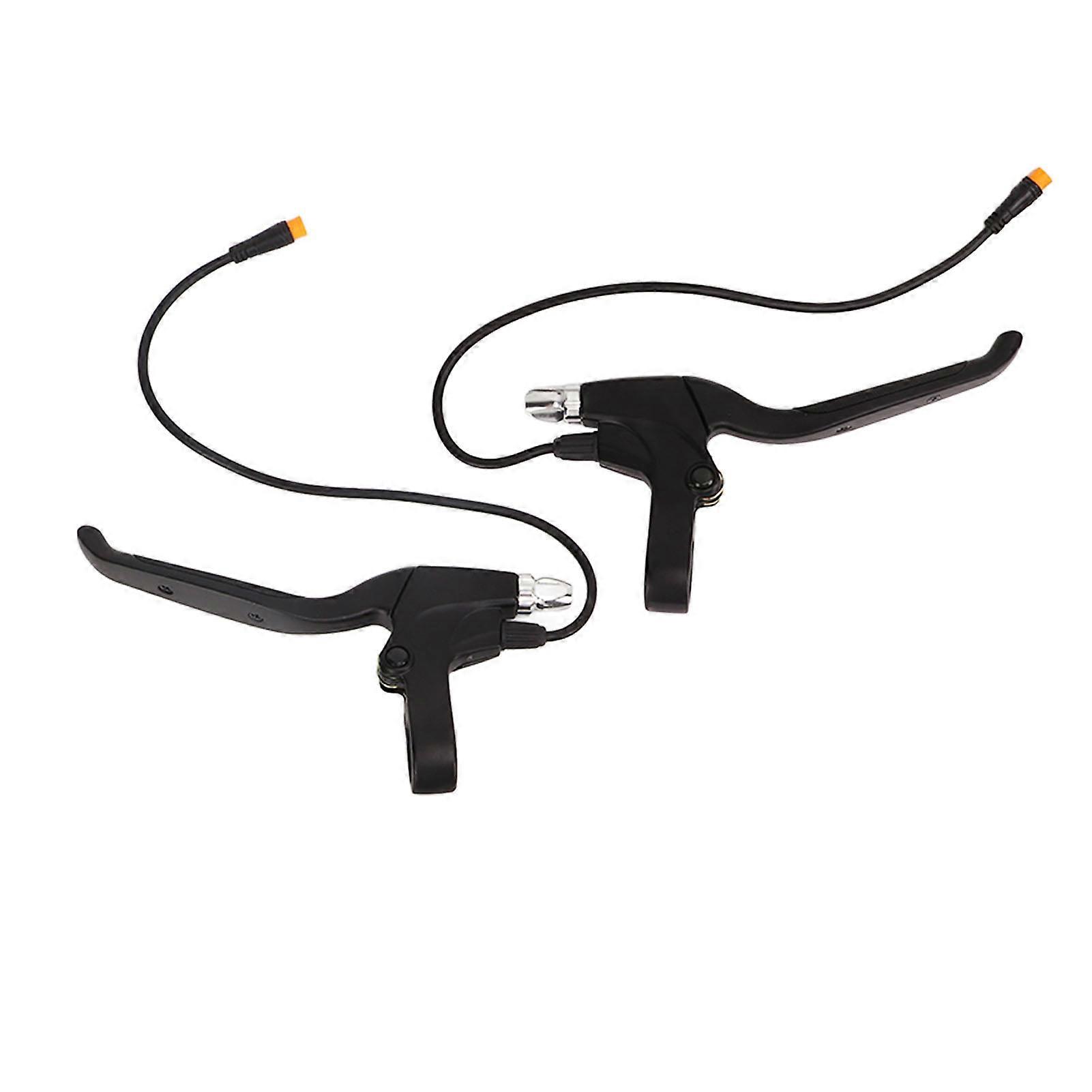 2 יחידות מנופי בלם אופניים חשמליים 32 ס"מ חוט עמיד למים ממשק ידיות בלם עבור BAFANG BBSHD BBS01 BBS02 אמצע מנוע 