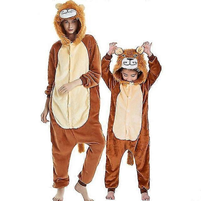 Zıplayan Kaplan Uzun Kollu Onesie Erkekler Kadın Lannel Sıcak Panda Pijama Tek Parça Yetişkin Hayvan Pijama Onesies