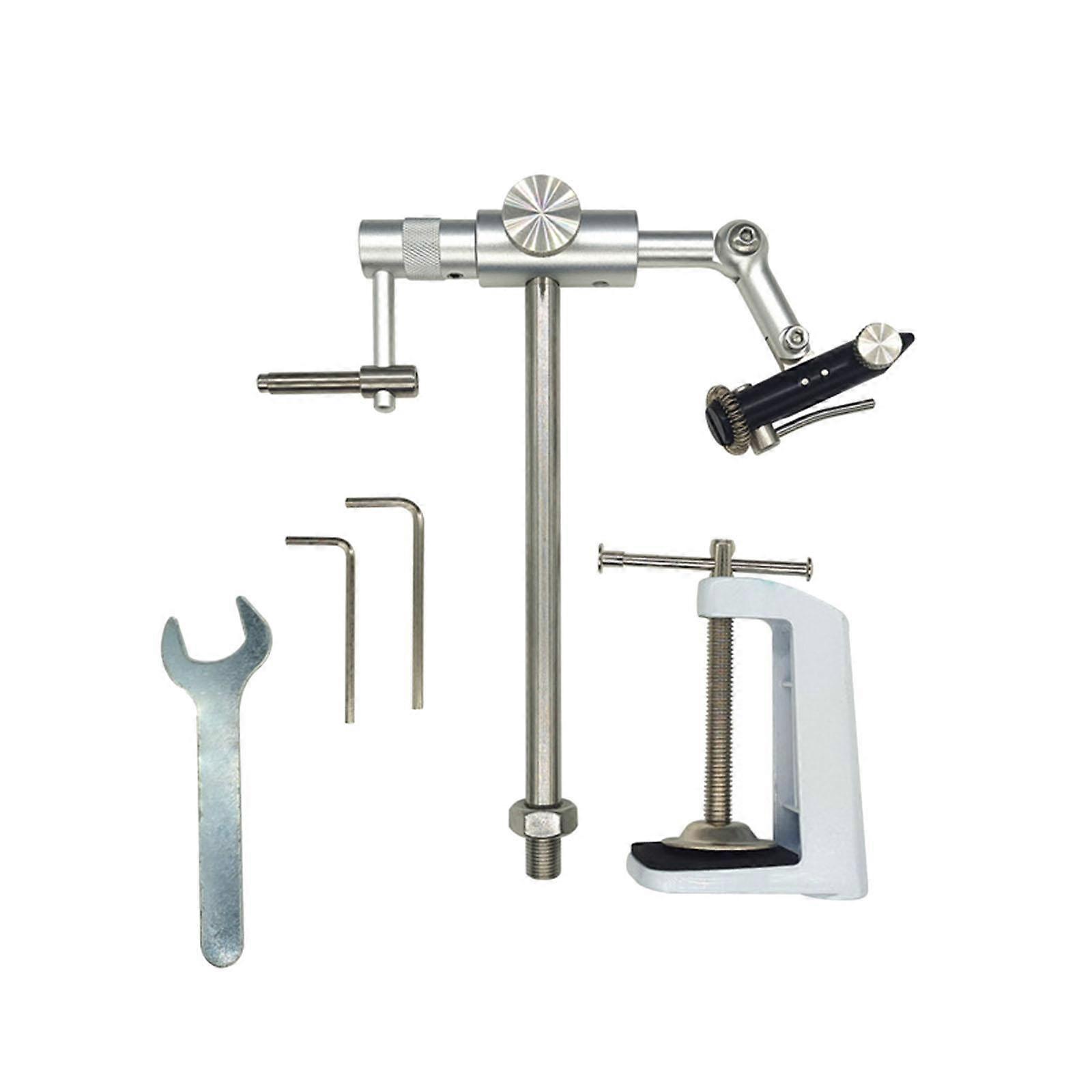 Fly Tying Vise DIY Lure Maker Alloy Wear Resistant with Clamp Desk Clip Type