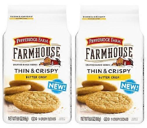 Pepperidge Farm Farmhouse Thin & Crispy Butter Crisp Cookies 2 Pack