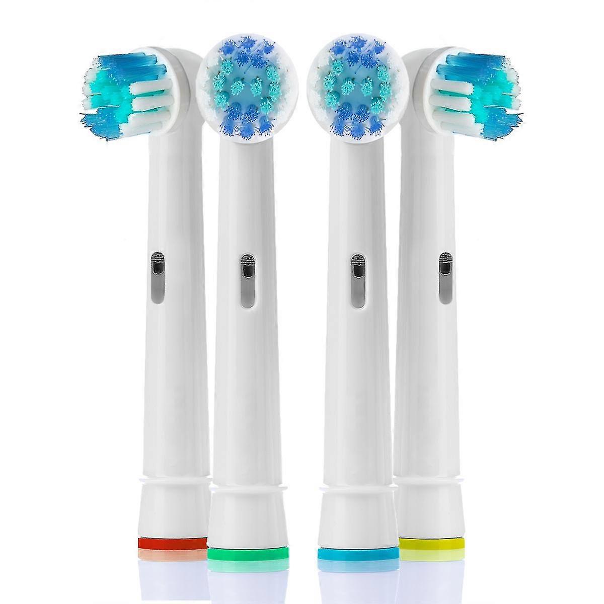 TRIXES 4PC Electric Toothbrush Heads Easy Replacement - Compatible with Oral B