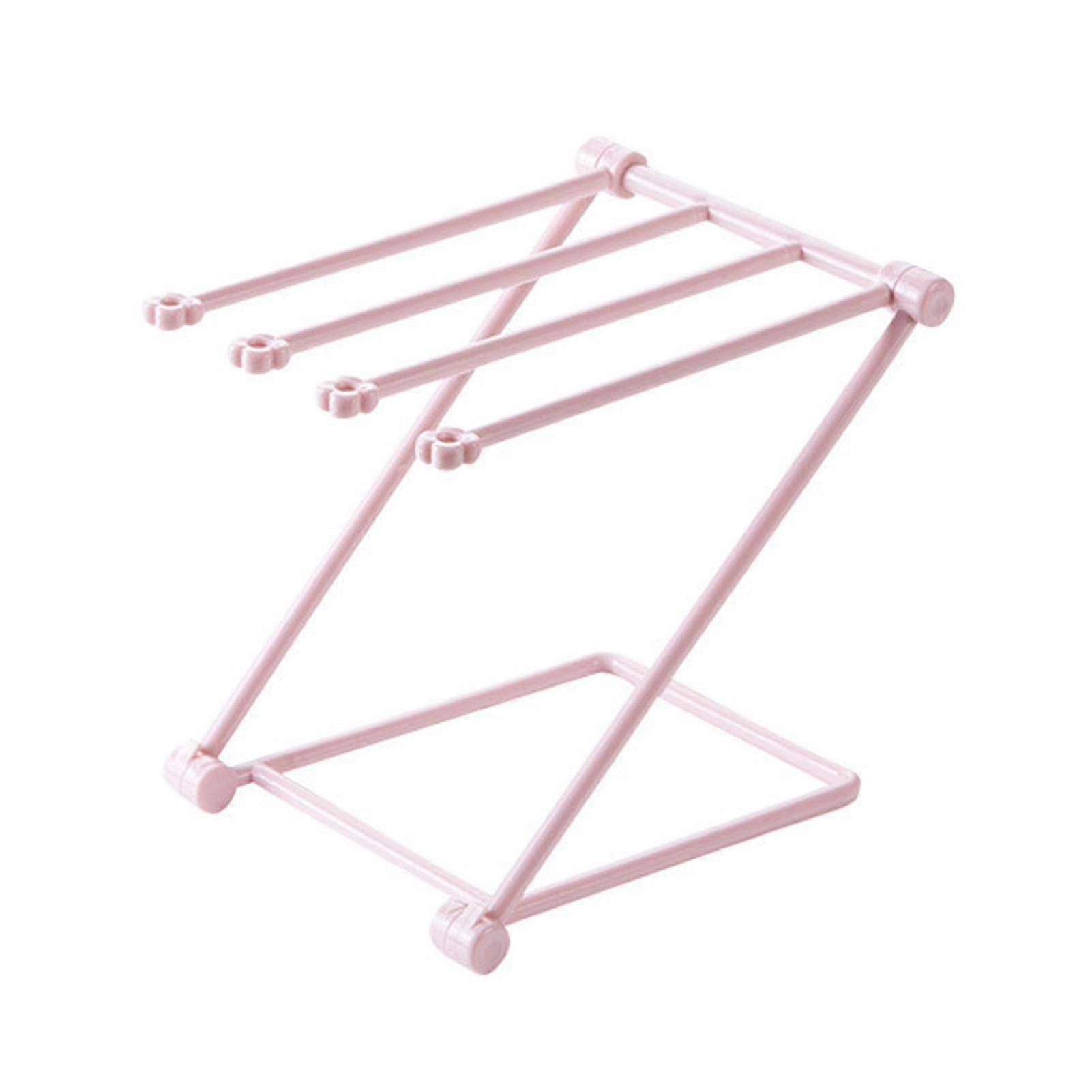 Indoor Folding Drying Rack Space Saving Can Hang Multiple Rags At The Same Time