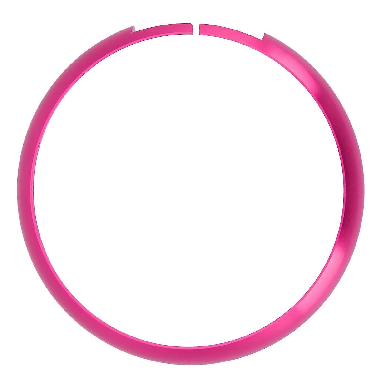 Remote Key Fob Ring Trim Aluminum Alloy Replacement for MINI R55 R56 R57 R58 R59 R60Rose Red