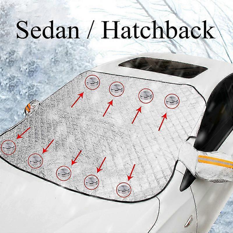 絶妙なフロントガラス車の冬の車の雪カバーフロントガラス雪カバーフロントガラス雪保護フロントガラスカバー車のフロントガラスサンシェード