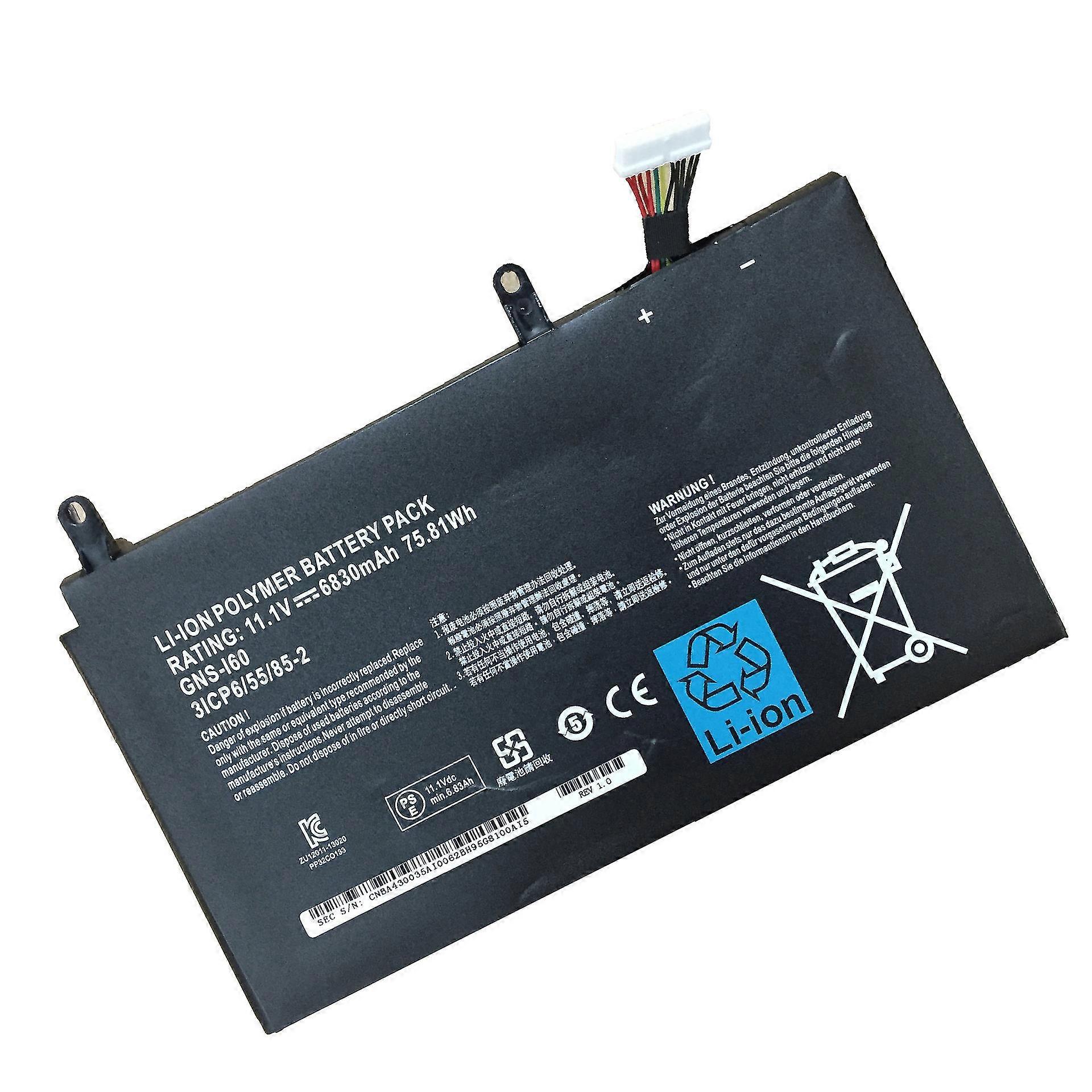 Compatível com Gigabyte P57x, P35X, 961TA010FA, P35W, GNS-i60 Laptop Battery