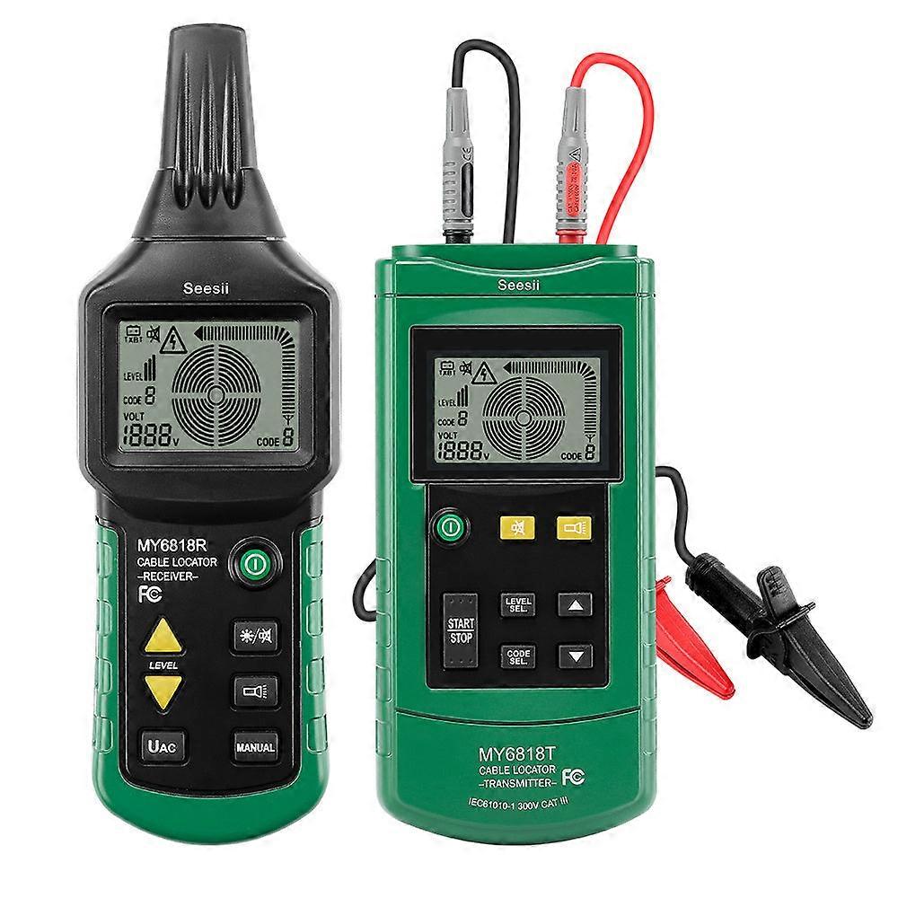 My6818 Portable Professional Wire Cable Metal Pipe Locator Detector Tester E Tracker