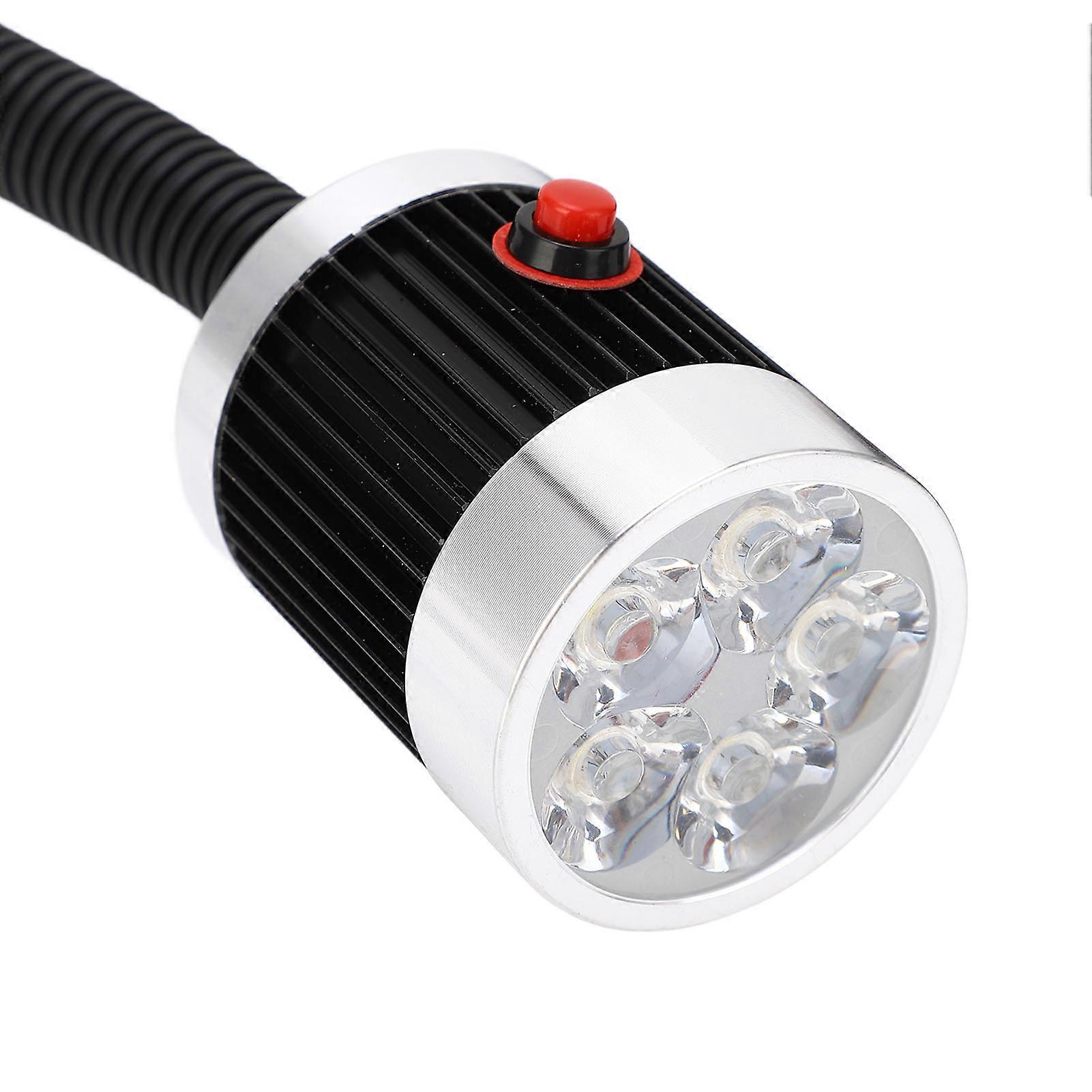 Round Magnetic Base Gooseneck Light Industrial LED CNC Machine Tool ...