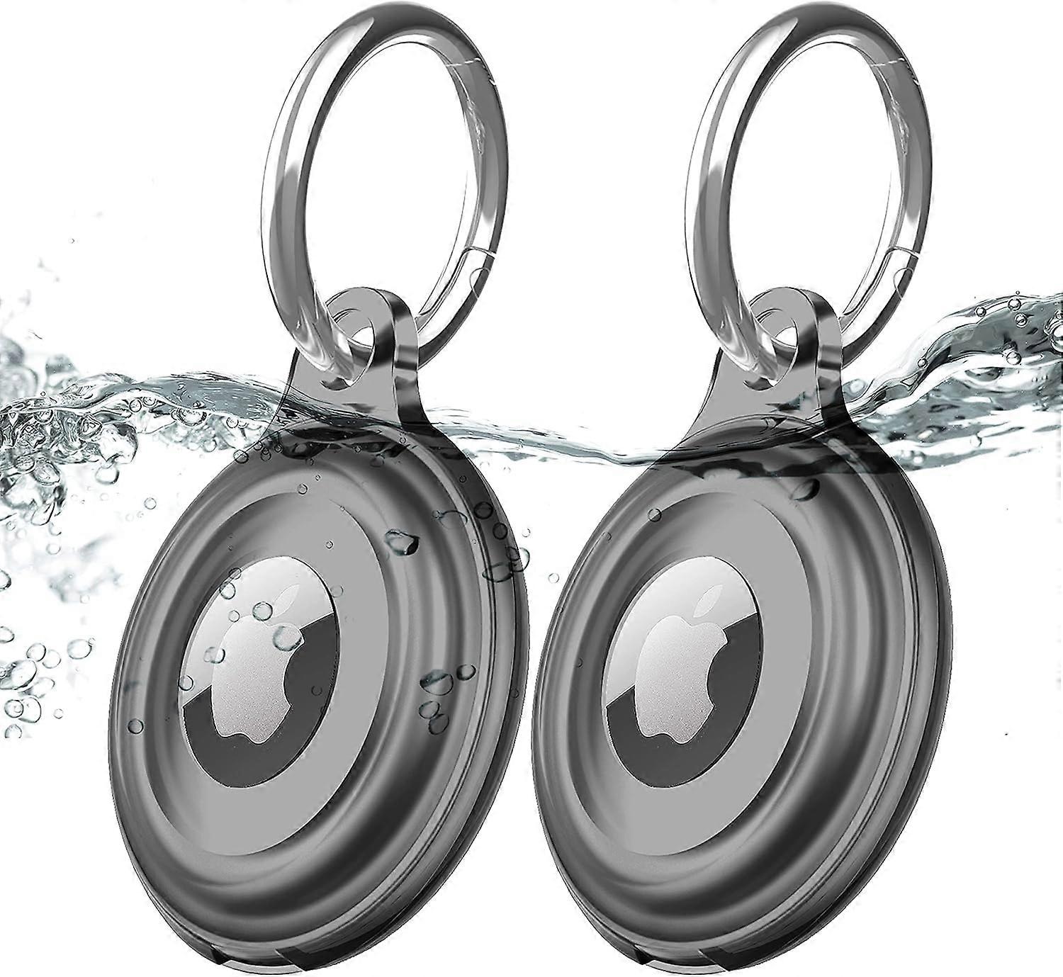2 Pieces Suitable for Apple Airtags Transparent Protective Sleeve Apple Locator Anti-lost Tracker Wa