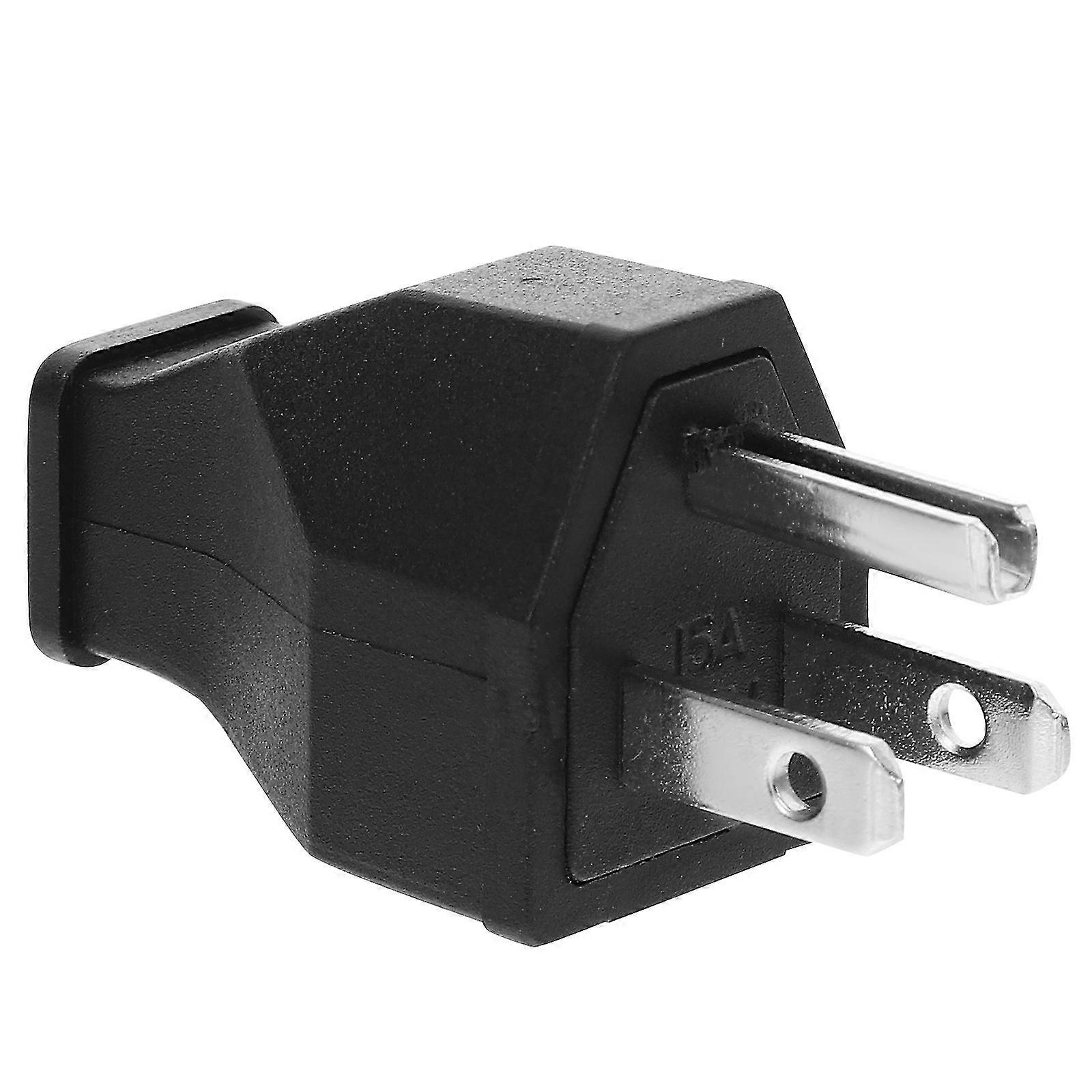 Electric Plug Male Plug End Replacement 15A/125V Rotatable Plug (US Plug)