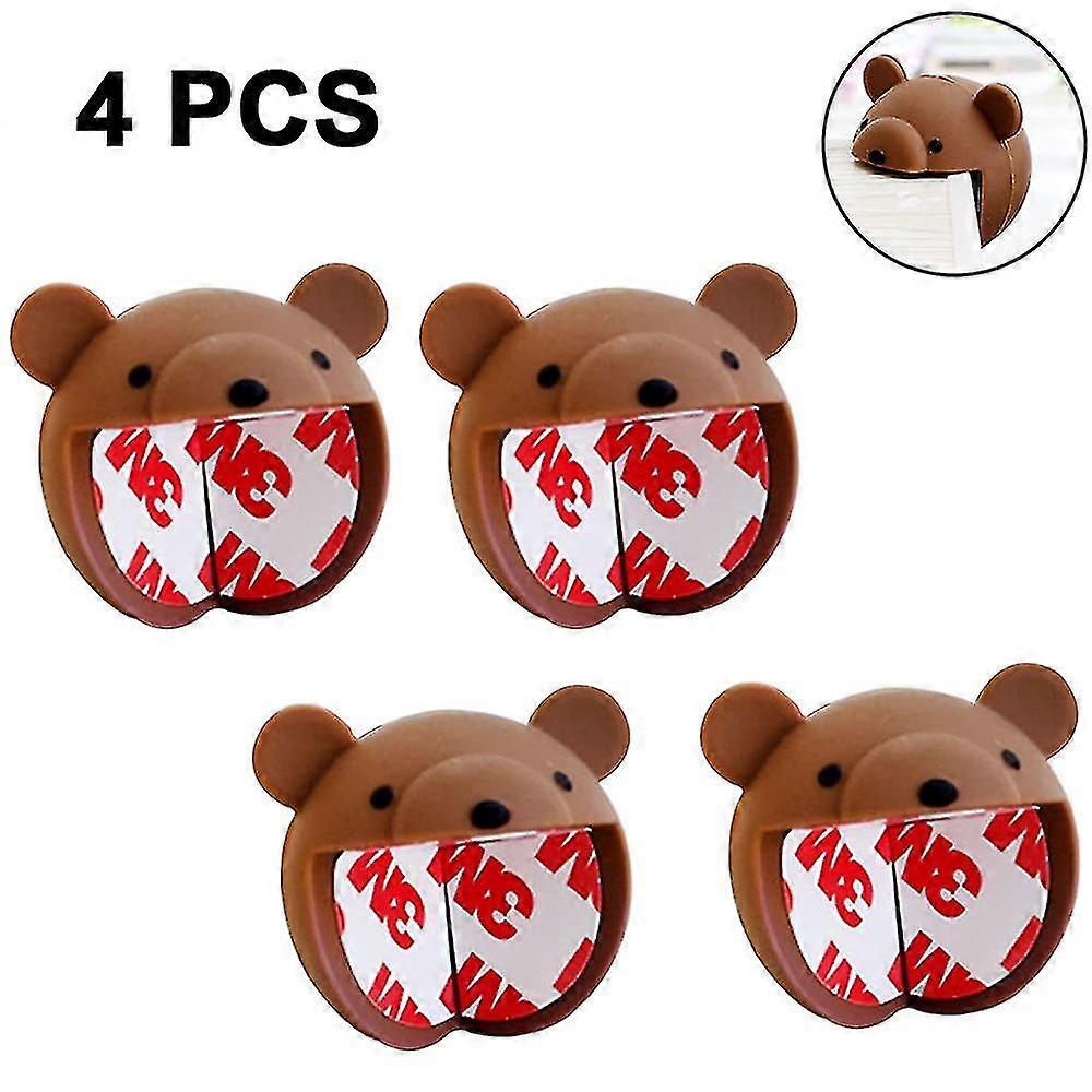 4pcs Baby Safety Anti-collision Edge Corner Guard Protector, Silicone Table Edge Guards
