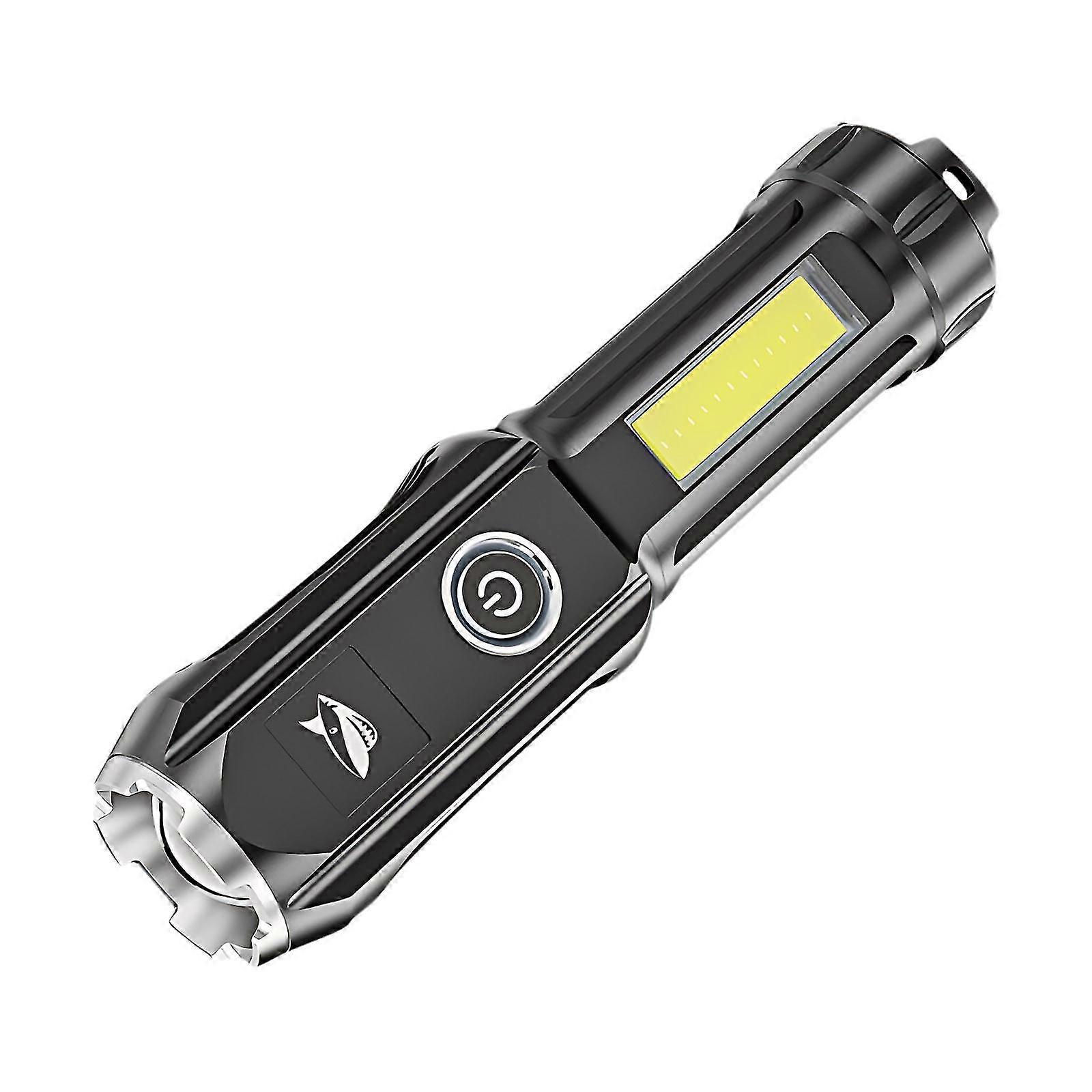 ABS Strong Focusing Flashlight Outdoor Portable Home Common Flashlight Distribution Flashlight