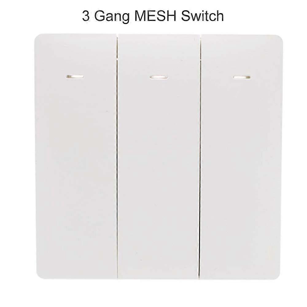 AC 85-250V Tuya BLE MESH LED Light Switch 1 2 3 Gang LED Wall Switch Smart Life Panel Wall Switch Switches Single Fire Control