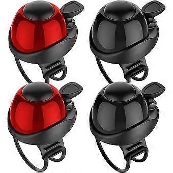 4 Pack Premium Bike Bell, Loud Crisp Clear Sound Bicycle Bell For Road Bike