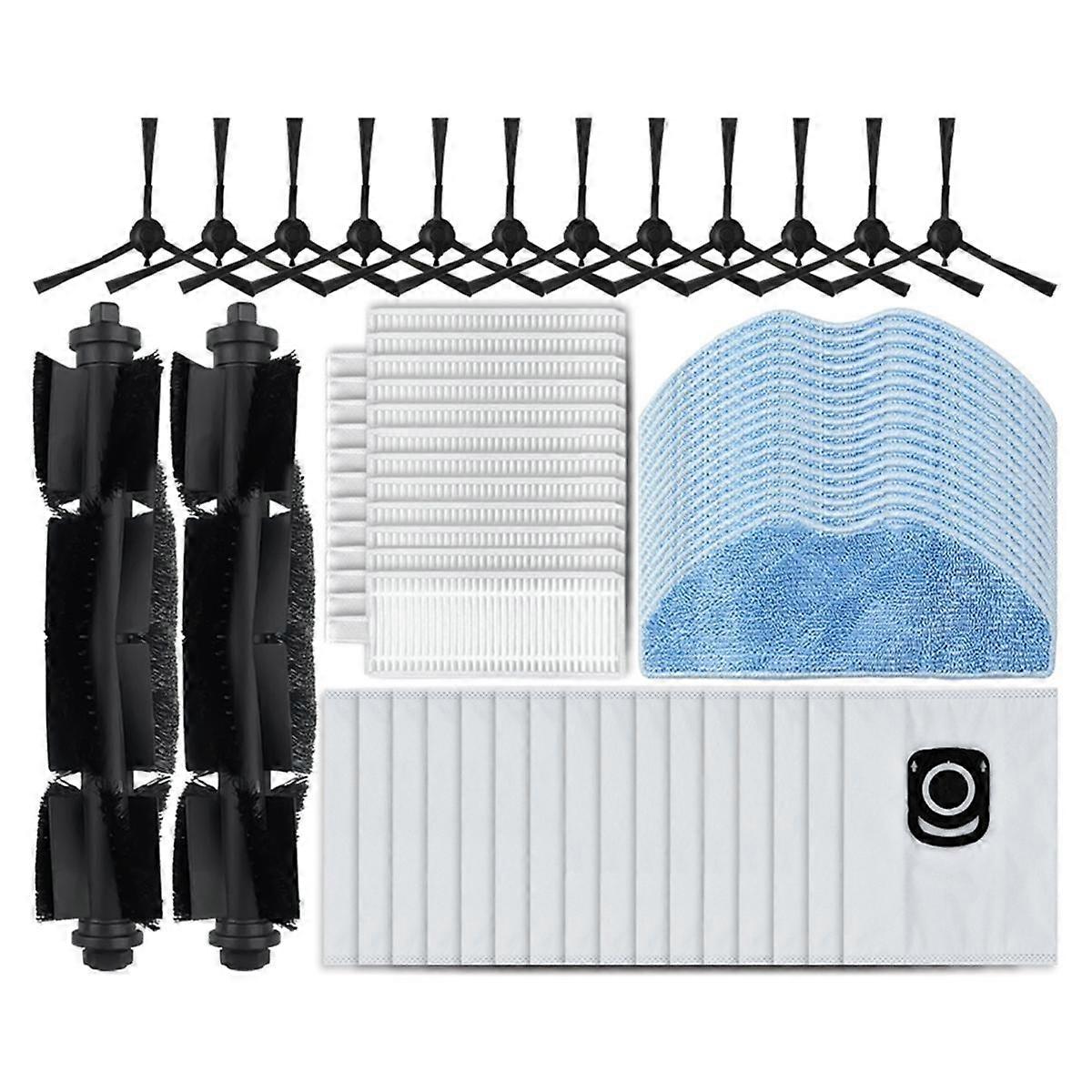 For X-Plorer Serie 75 S+ / RG8597WH Roller Side Brush Hepa Filter Mop Cloths Robot Vacuum Cleaner Part