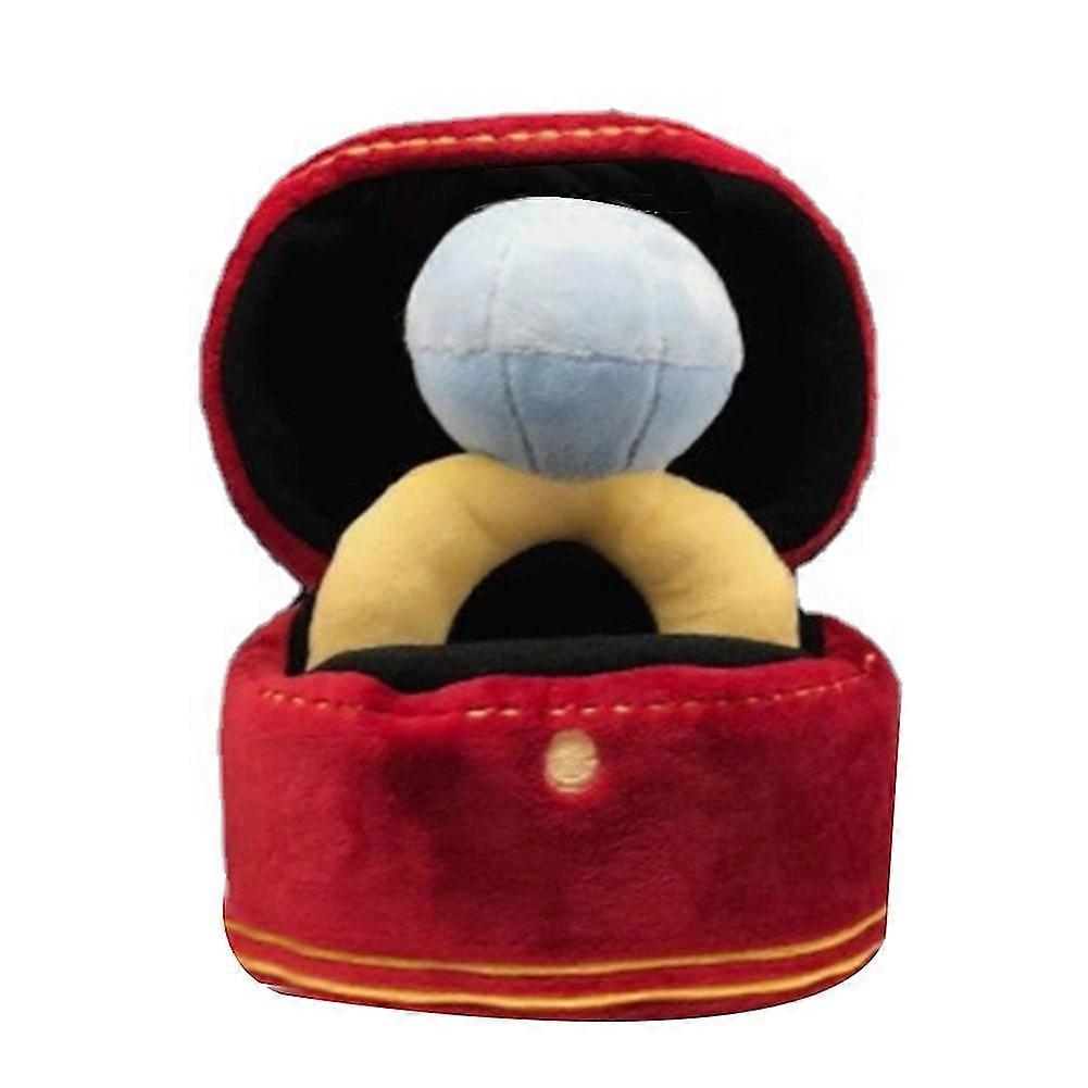 Ring Box Plush Toy Love Case Stuffed Pet Chew Toy Sounds Puppies Kids Soft Dog Interested Toys