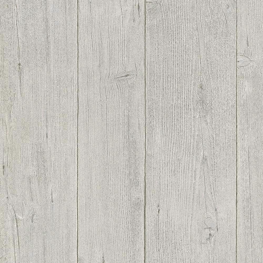 Erismann Wood Grain Grey Wallpaper