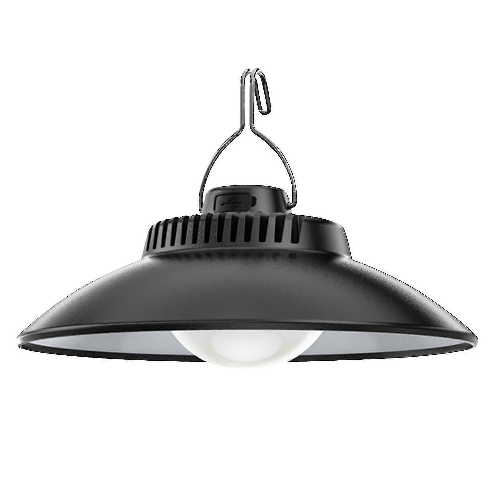 Led Camping Lamp Warm Light Atmosphere Tent Lamp Built-in Battery With Hook Charging Camping Lamp Hanging Atmosphere Lamp