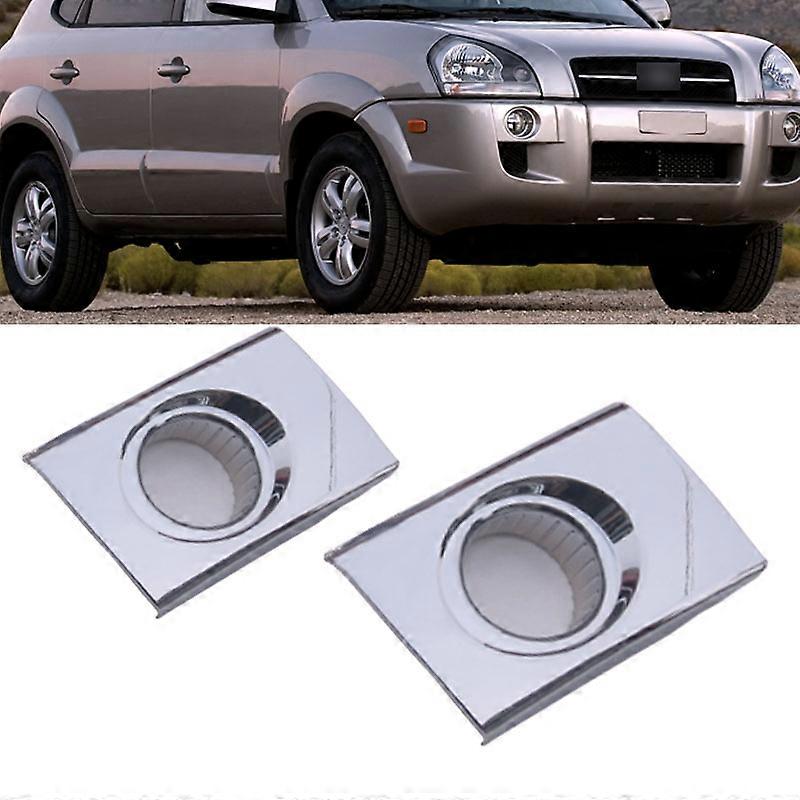 Replacement Car Front Bumper Fog Lights Cover For Hyundai Tucson 2006 2007 2008-2012 Fog Light Grille Bezel Headlight Shell
