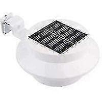 Solar Gutter Lights Waterproof Security Light (white)