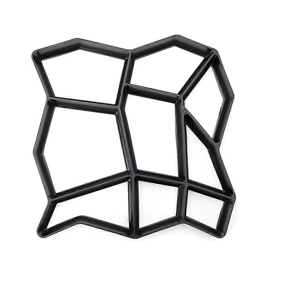 Garden DIY Plastic Path Maker Pavement Model Concrete Stepping Stone Cement