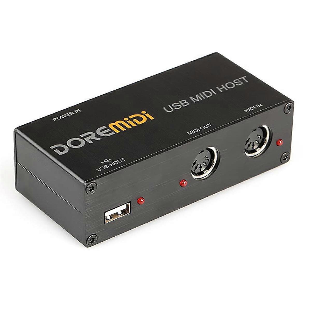 1 USB to MIDI Host Guitar Effector MIDI Synthesizer Generator MIDI Interface Devices Electronic In