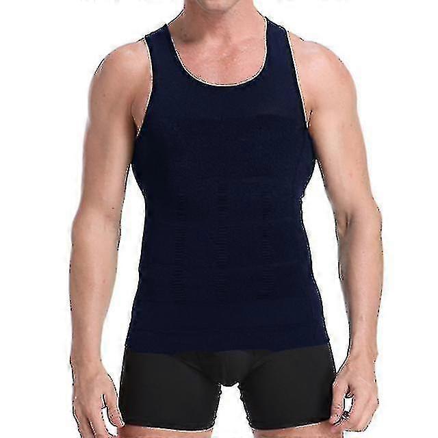 Uomo Ginecomastia Compressione Camicia Vita Trainer Dimagrante Intimo Body Shaper Belly Control Slim Undershirt Postura Fitness