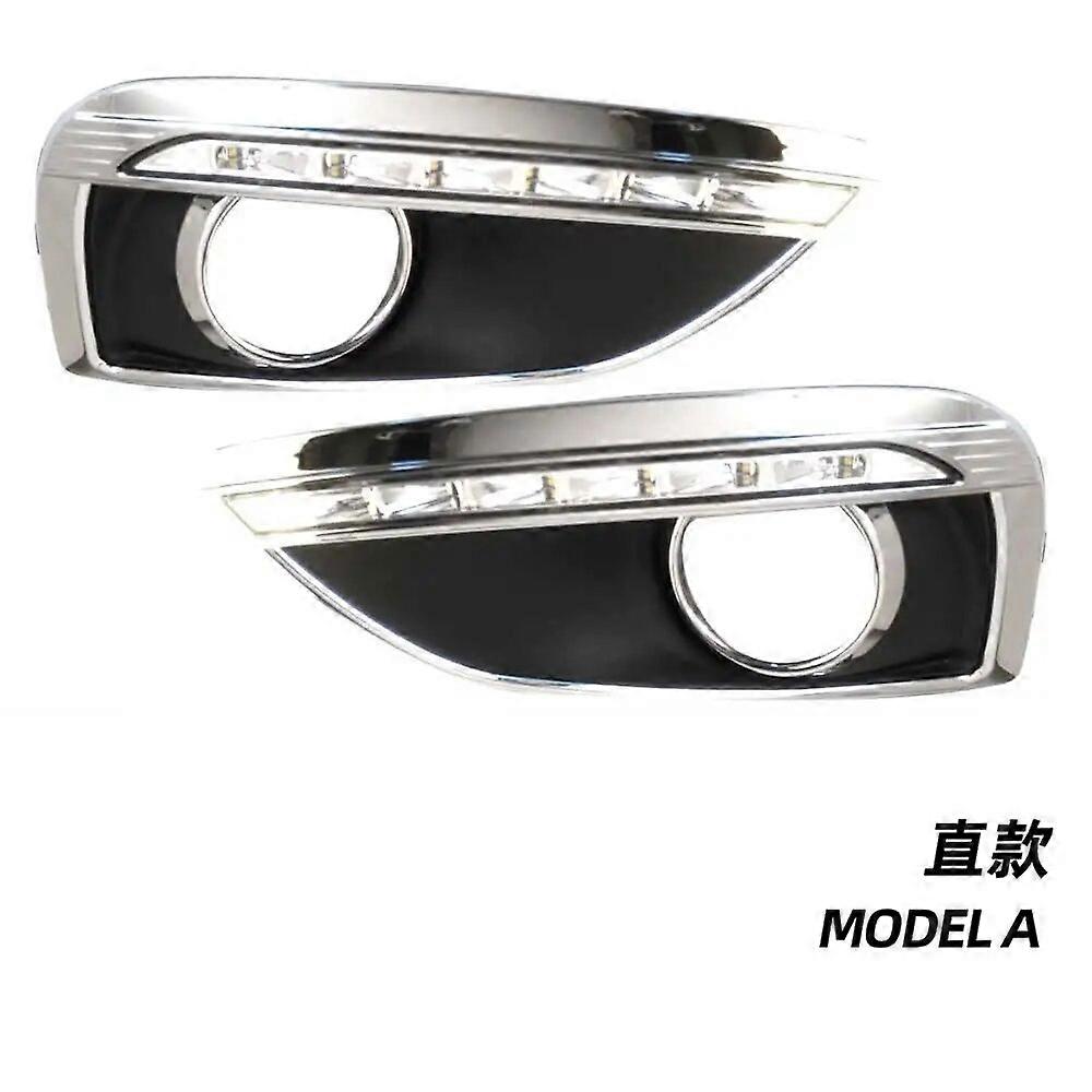 CSCSNL 1 Pair Car LED DRL Car-styling Daytime Running Light with fog lamp hole turn signal For Hyundai IX35 2010 2011 2012 2013