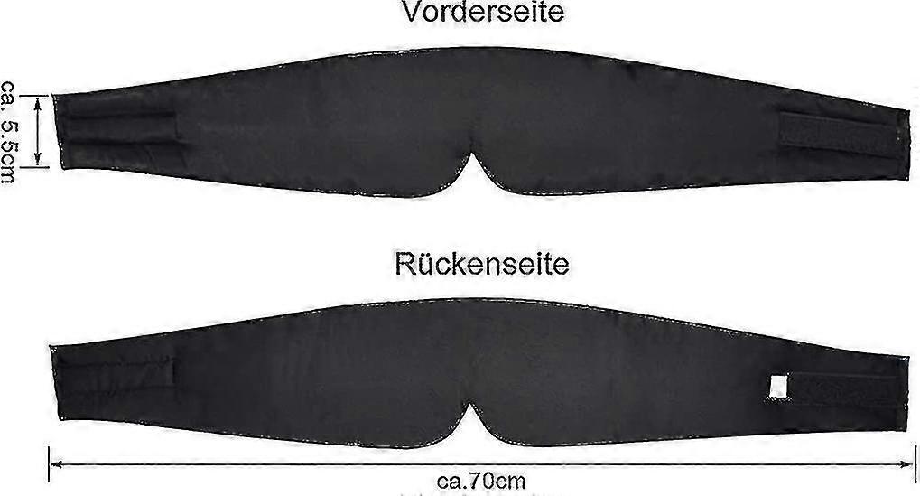 Erkekler için ayarlanabilir kafa bandı ile% 100 Dut İpek Uyku Maskesi Göz Maskesi