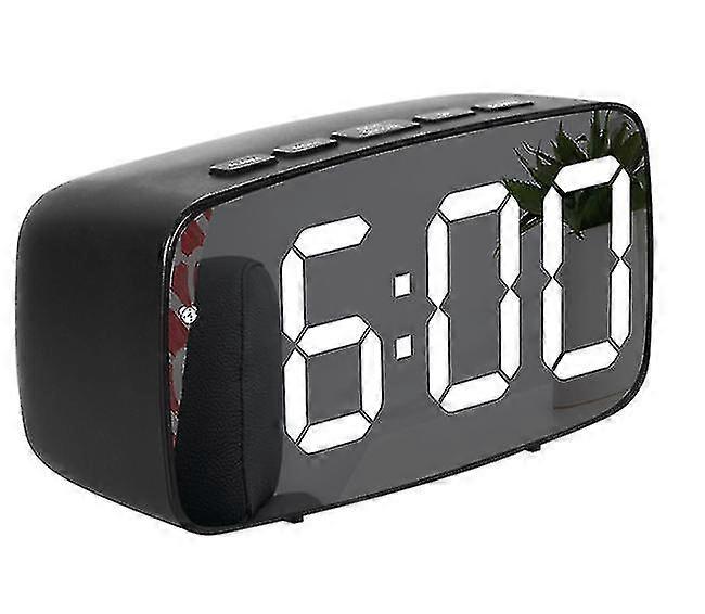 Mirror Alarm Clock Led Electronic Clock Silent Bedside Clock Silent Clock
