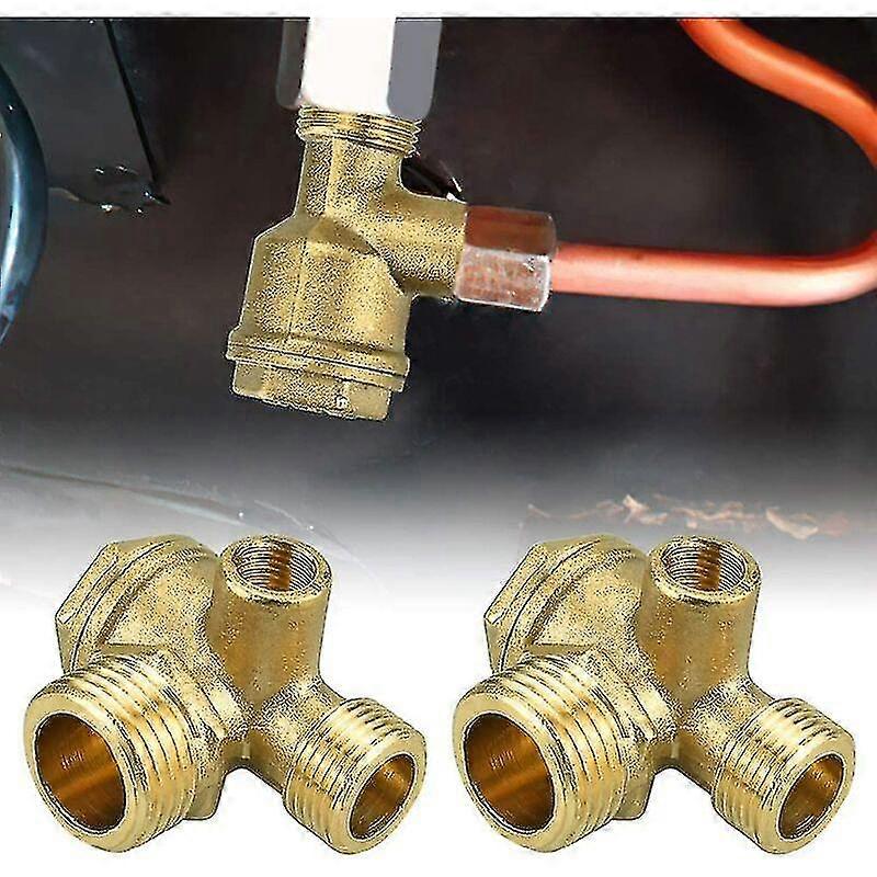 2pcs Compressor Valve 10mm 16mm 20mm Anti-r Compressor Valve Anti-wear Compressor Valve Compatible With Connecting Pipe Fittings