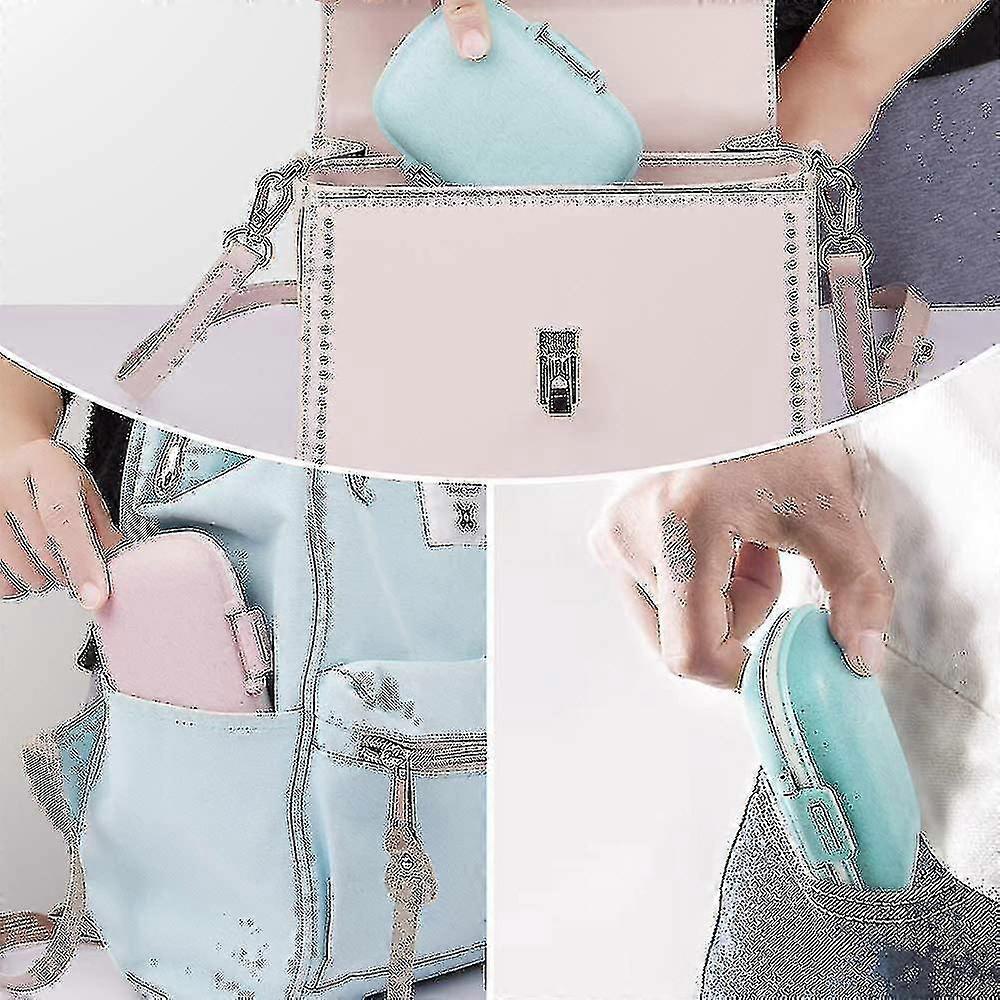 Small Pill Organizer (2 Pack), 8 Compartments Large Capacity Pill Box