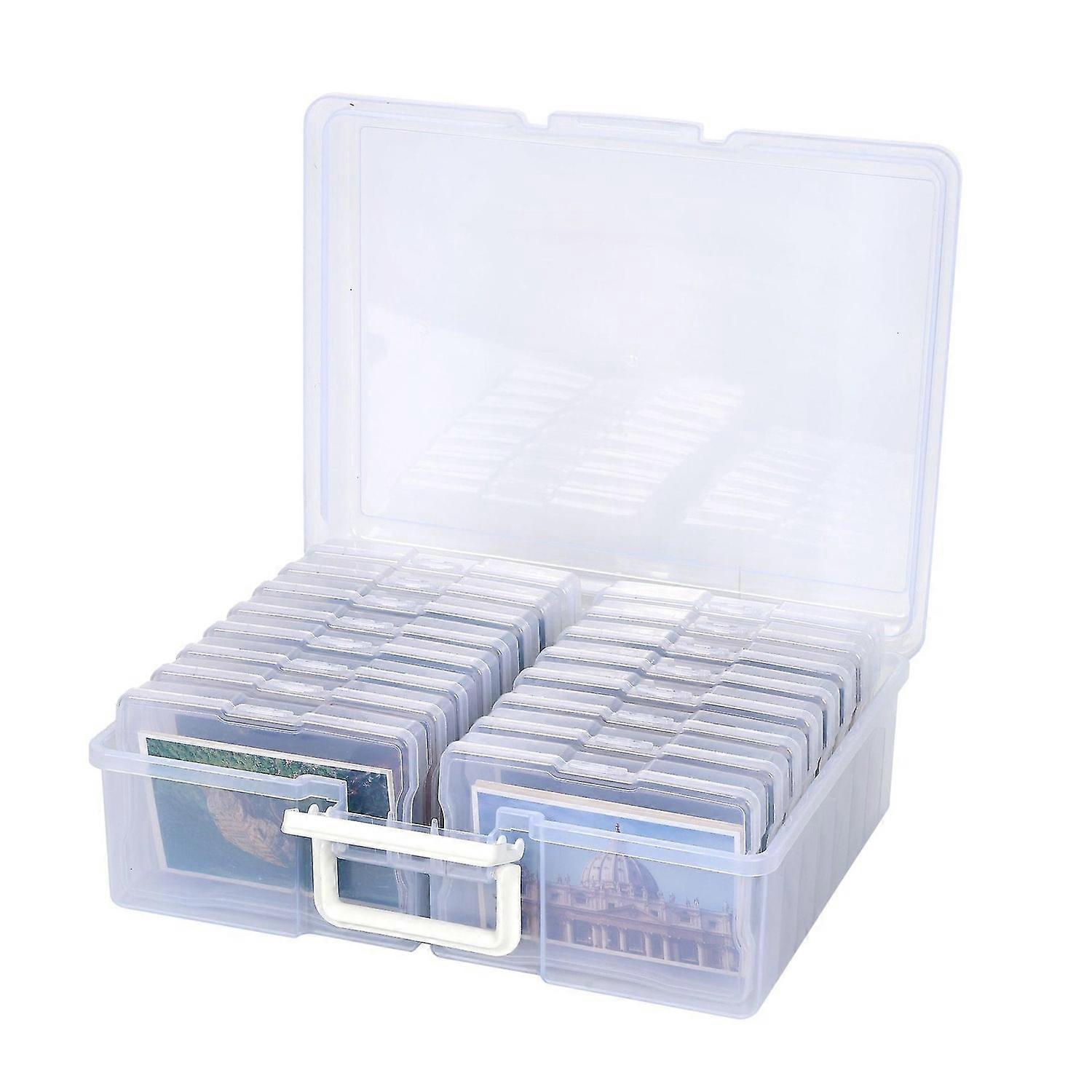 1 Set Photo Storage Box Photo Organizer Storage Photo Box Photo Keeper Container Box