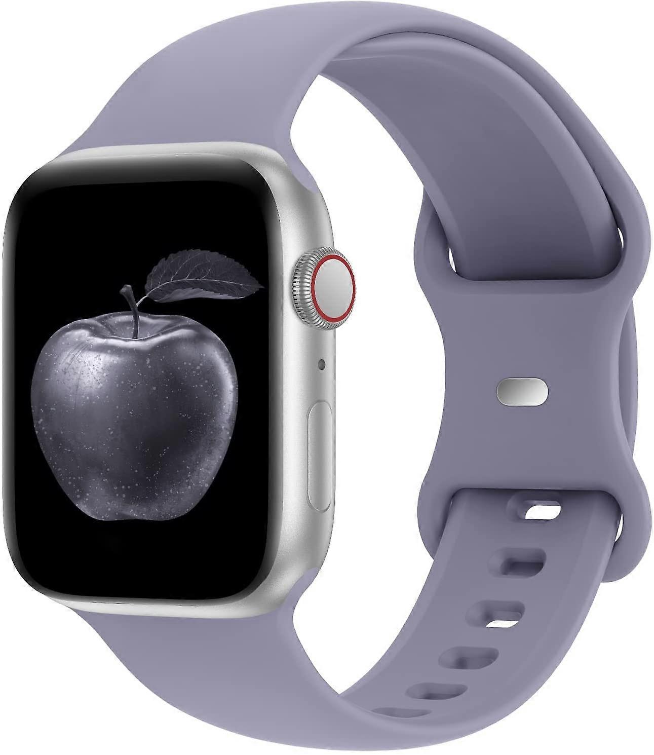 Bands Compatible With Apple Watch 38Mm 40Mm, Soft Silicone Replacement Sport Strap Wristbands