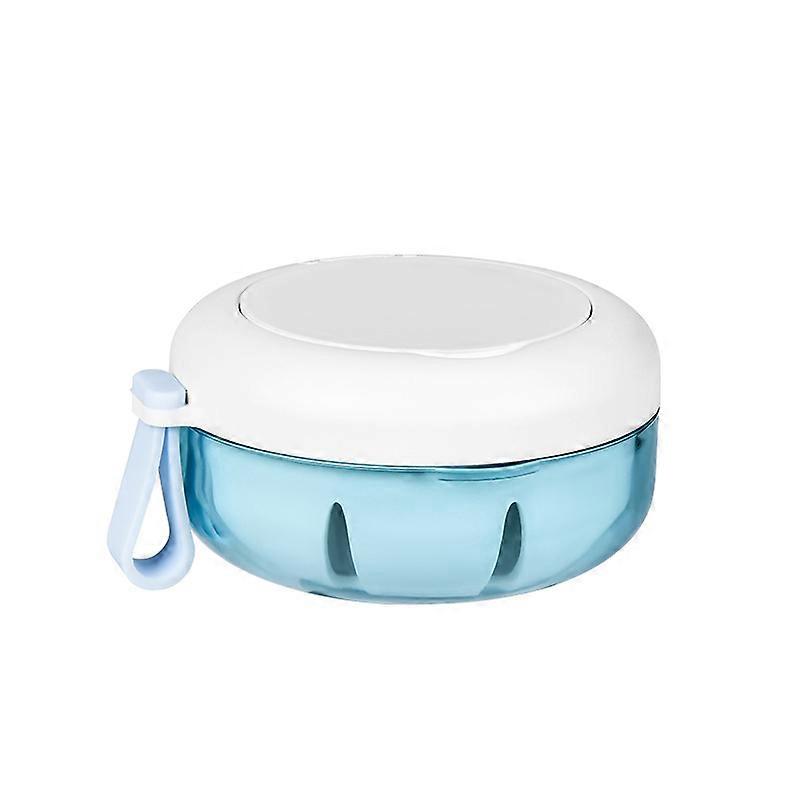 Leak Proof Denture Cup Kit Portable Retainer Case Perfect for Travel, Denture Case Container Cleaning Care for Dentures Aligner Mouth Guard with Dentu