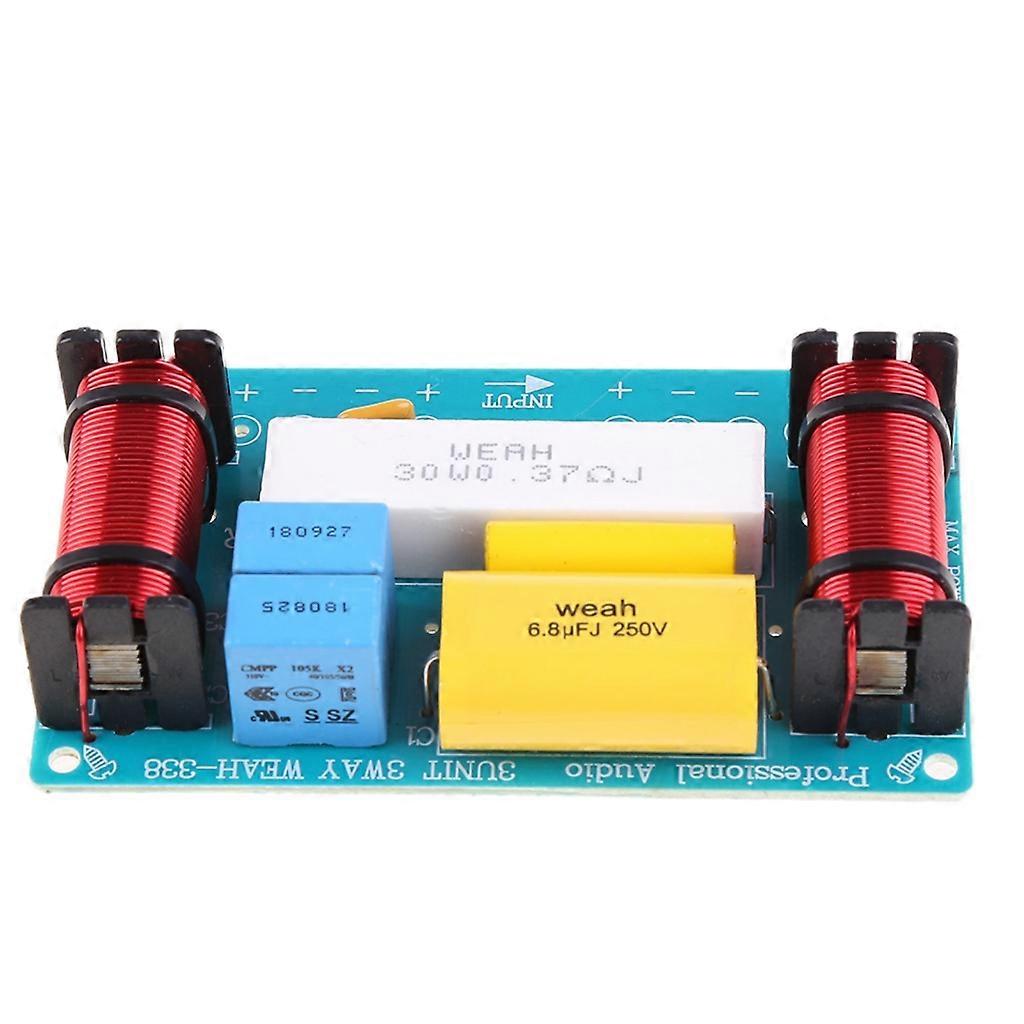 WEAH-338 3 Way 120W Speaker Audio Frequency Divider Loudspeaker Crossover Filter