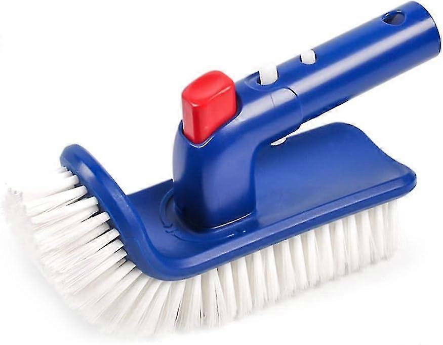 Pool Step And Corner Cleaning Brush With Adjustable 180 Degree Handle Rotation, Rotatable Hand Scrub Brushes, Easily Scrub Sweep Clean Bathroom