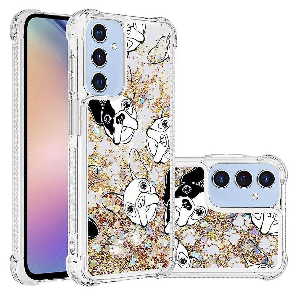 For Samsung Galaxy A16 5G Galaxy A16 4G Case YB Quicksand Series-2 Liquid Quicksand Pattern TPU Phon