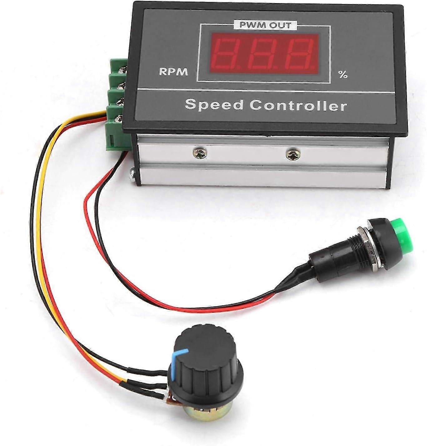 Dc Motor Speed Controller, Pwm Dc Motor Speed Controller Switch, 6-60v 12v 24v 36v 48v 30a Pwm Dc Motor Speed Controller Start Stop Switch