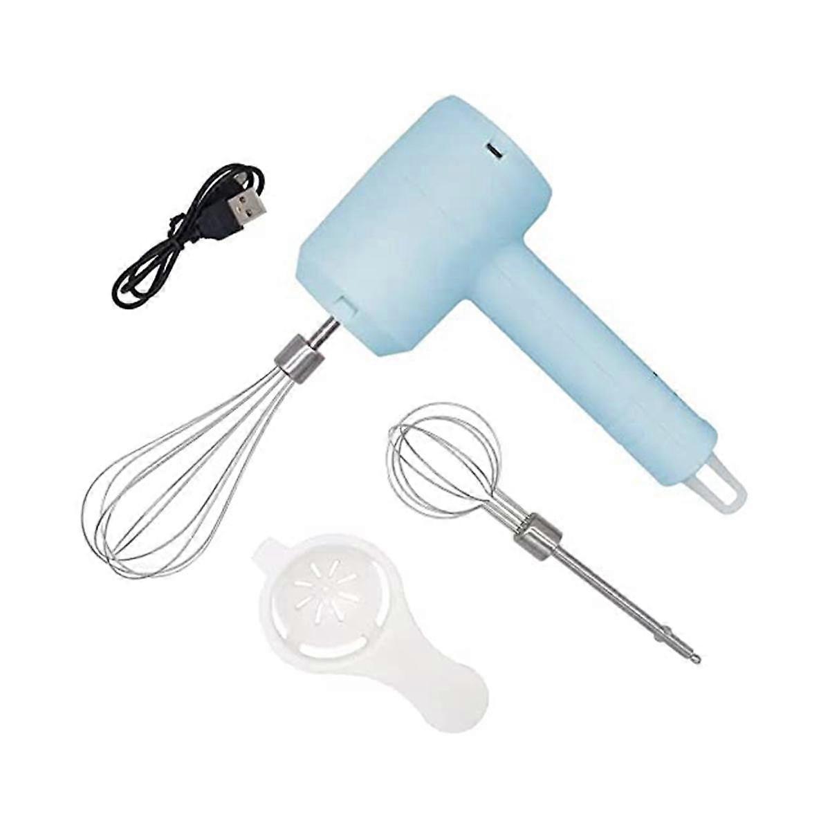 Mini Household Electric Egg Whisk Handheld Baking Tool Egg White Cream Wireless Whisk and Mixer