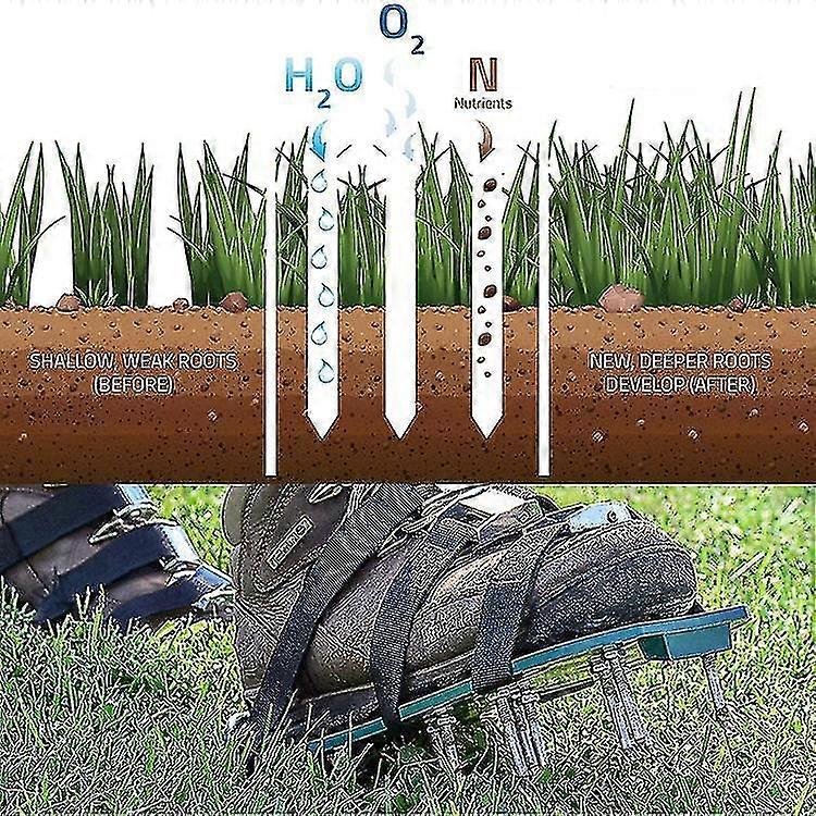 أحذية الحديقة Aerator فضفاضة التربة حديقة Aerator 26 الأظافر لتضخيم الحديقة والفناء