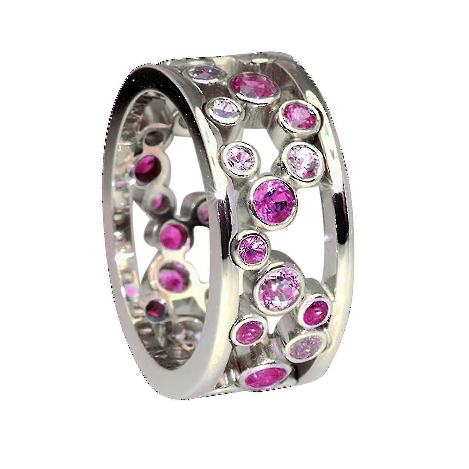 Luxury Ladies Wedding Ring Proposal Engagement Ring Copper Ring Size 6-10