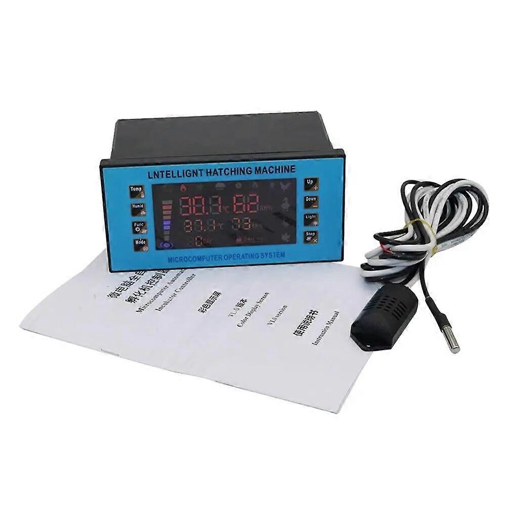 1Set Multifunctional Electronic Colorful LED Display Temperature Humidity Incubator Controller Chicken Poultry Incubation Device