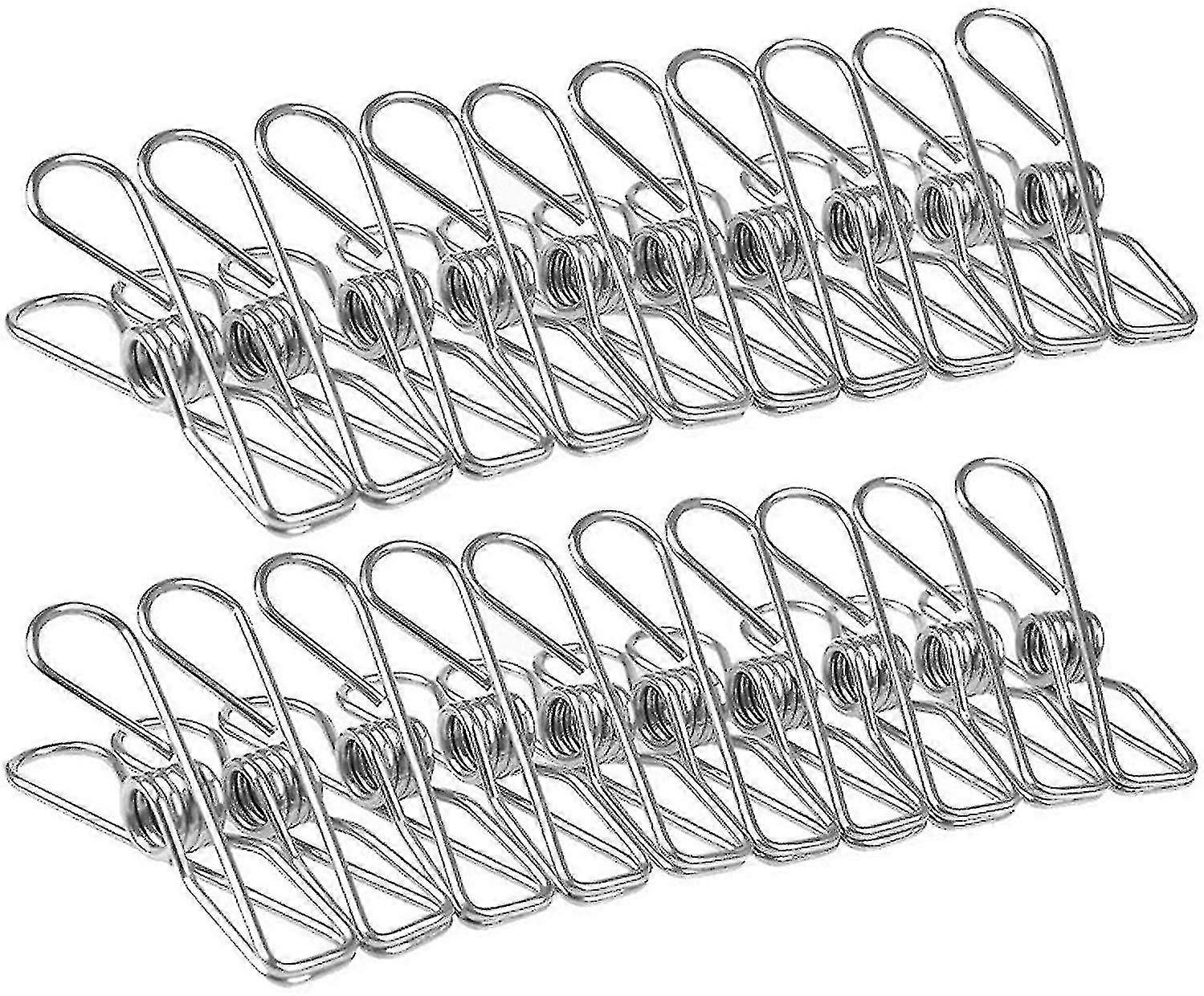 120 Pieces Unbreakable Durable Non-rusting Pliers Clothespins  xi