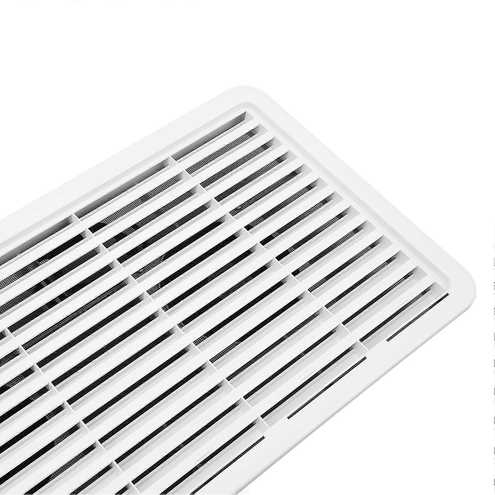 Storage Door Vent with Heat Dissipation Fan 55mm Thickness Storage Compartment Ventilation Grill for RV Camper Yacht Bus